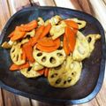 りょーこ0520's cooksnap of when they made レンコンの甘辛炒め.