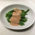 クック78R779☆'s cooksnap of when they made いんげんのマヨケチャップ和え.