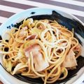 reracise's cooksnap of when they made めんつゆで、キャベツと豚バラの和風パスタ.