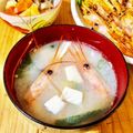 2880naaao's cooksnap of when they made 甘エビの出汁が効いたお味噌汁.