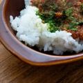 キャシーキャサリン's cooksnap of when they made ミートソースかけごはん❤.