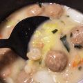 sanoori's cooksnap of when they made ☆簡単♪白菜とミートボールのクリーム煮☆.