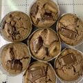 Hasechan☆'s cooksnap of when they made 簡単美味ワンボールチョコバナナマフィン.