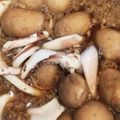せやのん's cooksnap of when they made 里芋とイカのワタ煮.