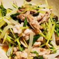 かんた｡ママ's cooksnap of when they made 150円未満！豚もやし豆苗のポン酢炒め☆.