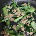 ちいちゃんｗ's cooksnap of when they made 小松菜とツナの炒めもの.