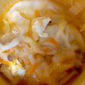 かにゃにゃmama's cooksnap of when they made 辛うま野菜餃子スープ☆焼く用の冷凍餃子で.