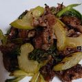 mikiha5's cooksnap of when they made 牛肉とセロリのオイスターソース炒め.