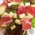 にゃにゃん16's cooksnap of when they made 生ハムりんごとクリームチーズのサラダ♪.