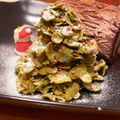 イムよめ's cooksnap of when they made 抹茶チョコフレークのクリスマスツリー☆.