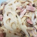 rrrﾏﾏ's cooksnap of when they made 蓮根ベーコンきのこのガーリックバター醤油.