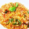 4葉のぶたぶた's cooksnap of when they made トマトジュースでバジルとトマトのリゾット.