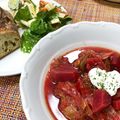 なかえむ's cooksnap of when they made ビーツ入り ロシア料理のボルシチ(^^♪.