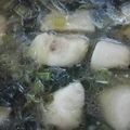 睡眠欲食欲性欲's cooksnap of when they made まるでポタージュ！里芋と小松菜のスープ.