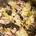 米の華's cooksnap of when they made 鶏肉とキャベツの蒸し焼き ポン酢風味.