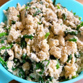 もんダック's cooksnap of when they made 簡単 おからとほうれん草の和え物.
