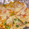 もちもち121's cooksnap of when they made ポリ袋で簡単『ポリCOOKピザ』.