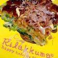 mu9キュン子's cooksnap of when they made 小松菜大量消費！小松菜deお好み焼き.