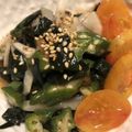 ForestGump's cooksnap of when they made オクラとツルムラサキの梅サラダ.