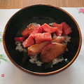 White☆Lily's cooksnap of when they made ♪酢飯作ってのせるだけ！簡単海鮮丼.