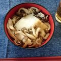 はやぶさ小町's cooksnap of when they made 年越しそばに♪たっぷりきのこと鶏肉のそば.