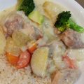 ﾊﾙﾄﾕｷ｡'s cooksnap of when they made 市販ルーなし！簡単美味なホワイトシチュー.