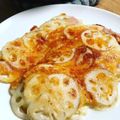 chainco's cooksnap of when they made レンコンと生ハムのガレット.