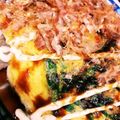 NEKOほっぺ's cooksnap of when they made 豚ニラもやしとん平焼き♬ダブルソース仕様.