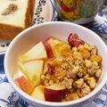 ☆あいちゃん's cooksnap of when they made 朝食に☆林檎シリアルヨーグルト.