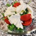 momoetsu's cooksnap of when they made トマトとモッツァレラ、ルーコラのサラダ.