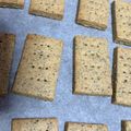 nata105's cooksnap of when they made 黒ごまきなこと黒糖の健康クッキー.