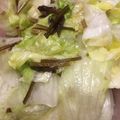 つけまつけたい's cooksnap of when they made 無限★塩昆布とごま油で簡単★レタスサラダ.