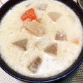 朔蔵Kitchen's cooksnap of when they made コロコロ野菜の豆乳みそスープ.