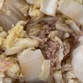 あやたん怪獣's cooksnap of when they made レンチン！白菜とツナの和え物.