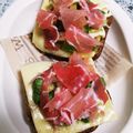 SUNMOONMOM's cooksnap of when they made アボカドと生ハムのトースト♡.