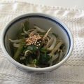 Ciel_Clair's cooksnap of when they made 副菜 簡単ほうれん草ともやしのナムル.