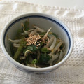 Ciel_Clair's cooksnap of when they made 副菜 簡単ほうれん草ともやしのナムル.
