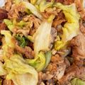 林檎ぉ's cooksnap of when they made 豚肉とレタスのポン酢炒め.