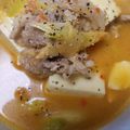 LOSHINA's cooksnap of when they made 豆腐と豚肉の辛味噌煮込み.