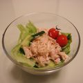 めひっこ's cooksnap of when they made 辛子醤油ドレッシングでささみレタスサラダ.