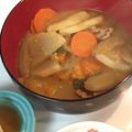 しーてっぷ's cooksnap of when they made 野菜たっぷり…ほうとう的な味噌汁.