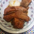まゆ0916まる's cooksnap of when they made 炊飯器で！豚の角煮（スペアリブ）.