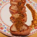 りぼんちゃん♬'s cooksnap of when they made 豚ヒレ肉ベーコン巻きハニーマスタードソース.