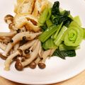 hitomi♪＊'s cooksnap of when they made 小松菜と油揚げのさっと煮.