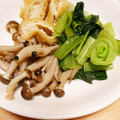 hitomi♪＊'s cooksnap of when they made 小松菜と油揚げのさっと煮.