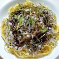 ♪ゆかたん♡'s cooksnap of when they made 納豆梅しらすのパスタ.