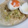 tomomonga's cooksnap of when they made 葱たっぷりヘルシー☆豆乳味噌パスタ.