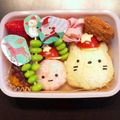 クック40UEE6☆'s cooksnap of when they made クリスマスキャラ弁＊すみっコぐらしねこ＊.
