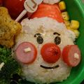 toumi's cooksnap of when they made クリスマスお弁当☆アンパンマンおにぎり.