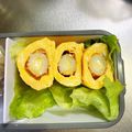 なゆひーママ's cooksnap of when they made チーズinちくわ卵焼き　お弁当のおかず.